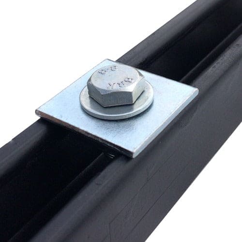 M6 Square Plate Washers – (Box of 100) – 40x40x3mm – BZP