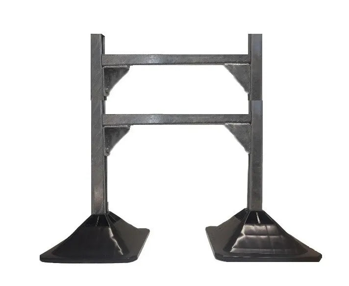 1000 mm Strut Pro Parallel Bar H- Frame Set with Plastic Feet
