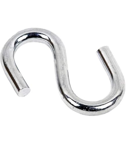 38mm x 4mm S-Hook BZP