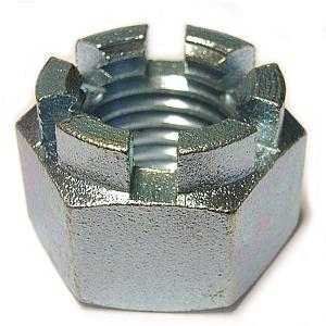 M24 Hexagon slotted and castle nut DIN 935-1 Steel Zinc plated 4