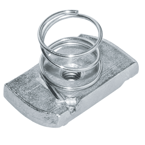 M12 Short Spring Channel Nuts – A4 Stainless