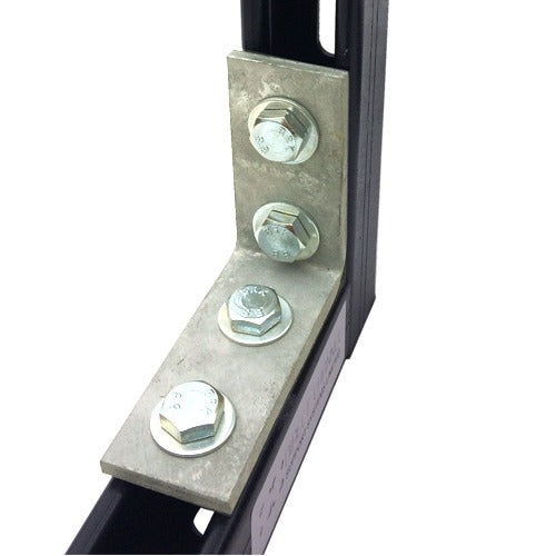 90 Degree Right Angle 2×2 Hole – A4 Stainless