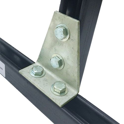 Right Angle Delta Plate 2×2 Hole – A4 Stainless