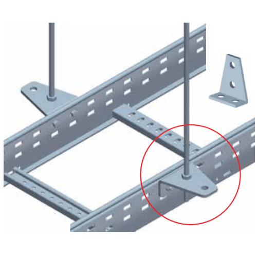 90 Degree Ladder Support Bracket