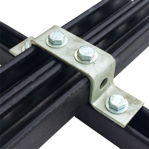 82mm Top Hat Wide U Bracket – A4 Stainless