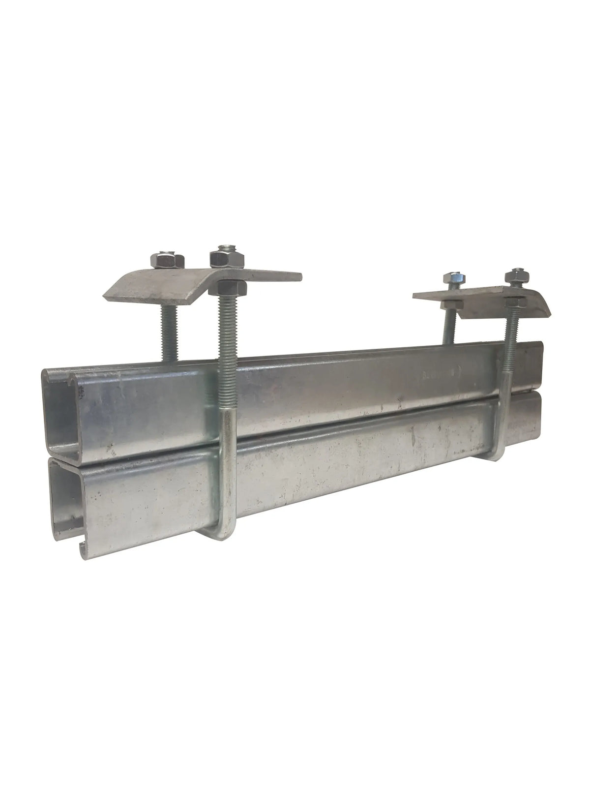 400mm U-Bolt 82mm Channel Beam Clamp Set