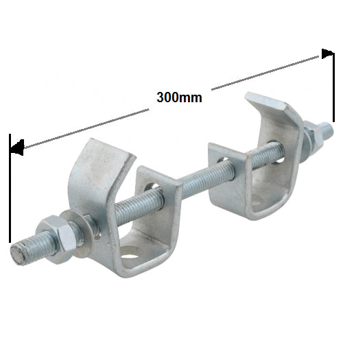 300mm Heavy Duty Beam Clamp Assembly