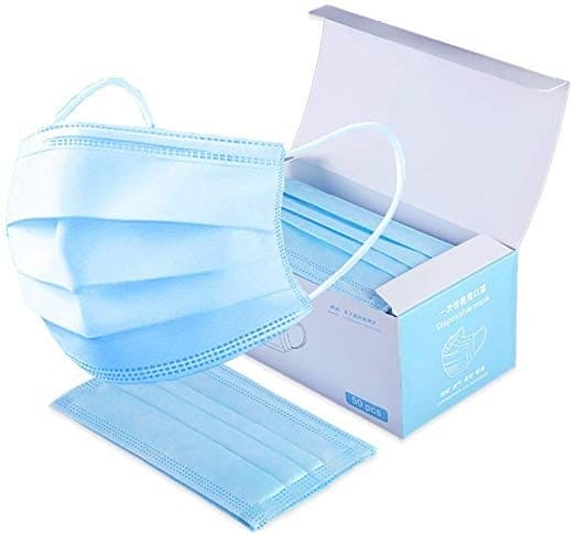 DISPOSABLE FACE MASKS 50 PACK