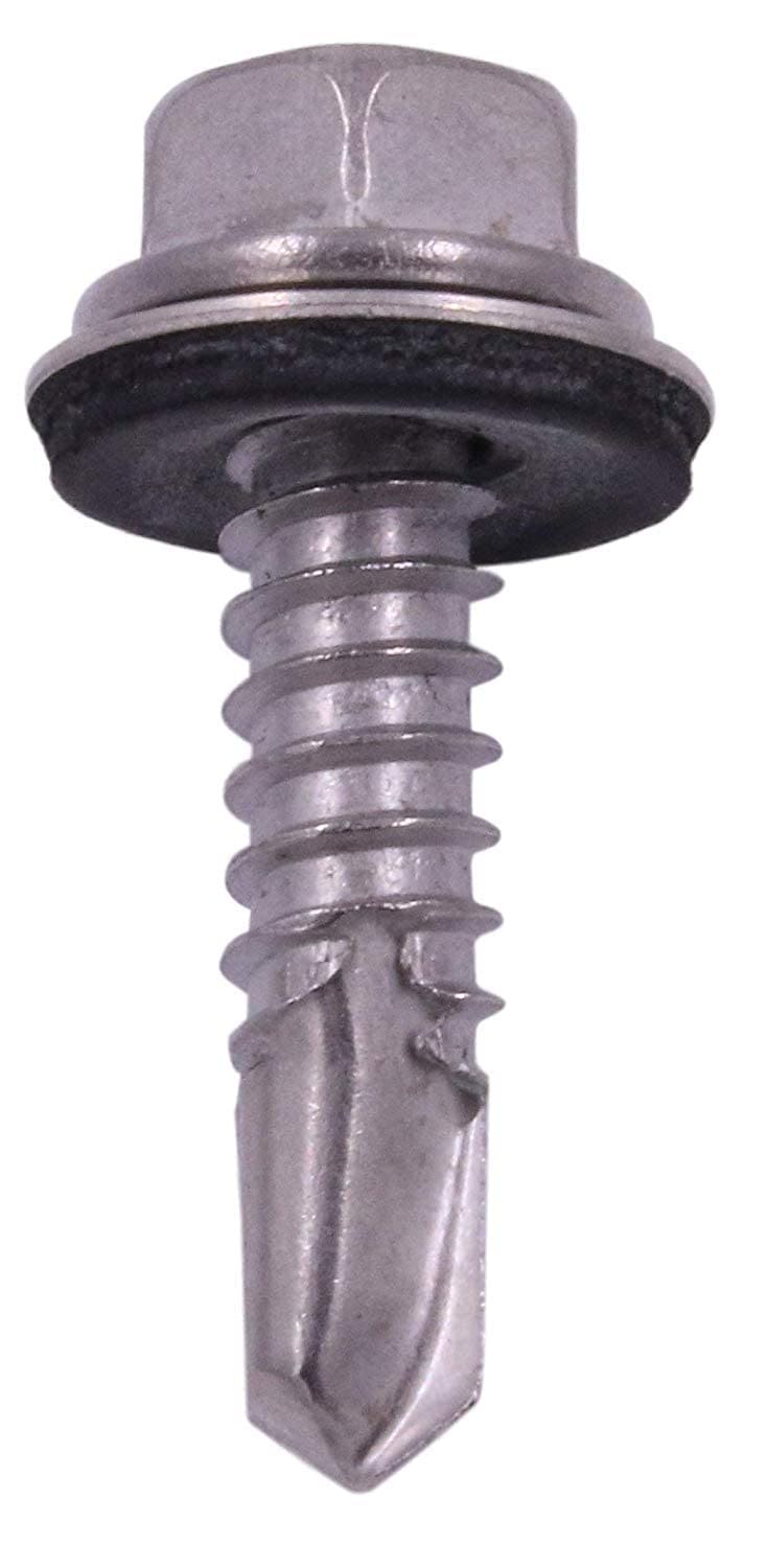 5.5 X 65 HEX HEAD LIGHT SECTION SELF DRILLER C/W 16MM WASHER