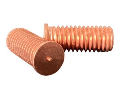 M4 X 12 COPPER COATED CD WELD STUD