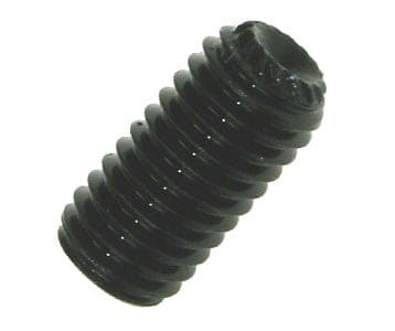 M5 X 5 KNURLED POINT SOCKET GRUB SCREW SELF COLOUR