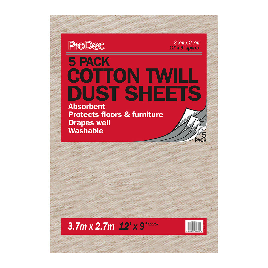 12 x 9 Plastic Backed Dust Sheet