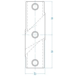Key Clamp Type 130C  30-40 Degree Adjustable Cross 42.4mm
