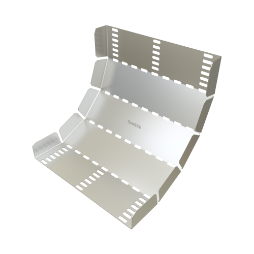 Heavy Duty Cable Tray - Adjustable Riser - 100mm Wide - 1mm Thick - St ...