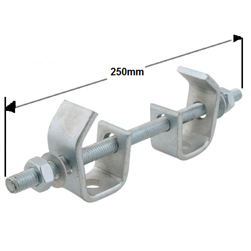 250mm Heavy Duty Beam Clamp Assembly
