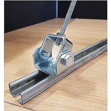 Swivel Connection for Channel Section, 12.5mm Holes, Unistrut compatible