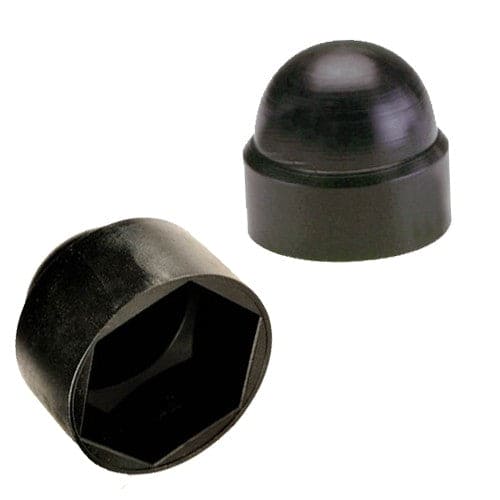 M10 (17MM) NUT & BOLT COVER CAP, BLACK