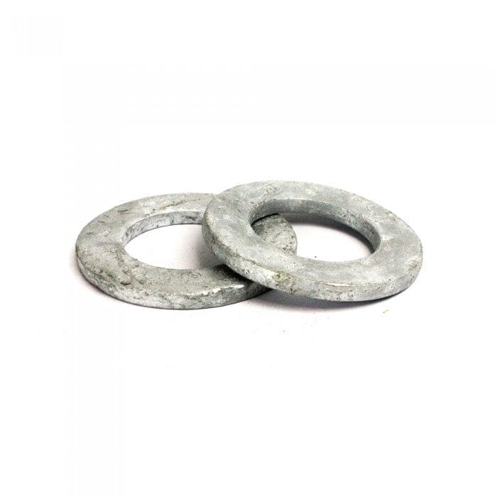 M10 X 21 X 2.0 MILD STEEL FORM A FLAT WASHERS GALVANISED, DIN 125