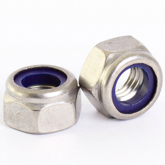 M3.5 A2 STAINLESS STEEL NYLOC NUT