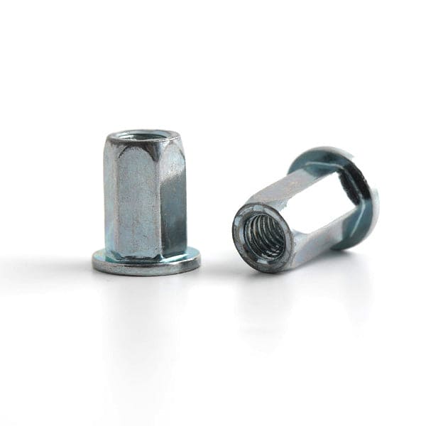 M5 FULL HEX BODY FLANGED RIVNUTS (0.5 - 2.5MM GRIP) – FineCity Fasteners