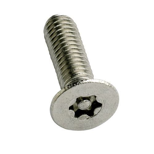 M3 X 12 A2 STAINLESS STEEL PIN TORX CSK SECURITY SCREWS
