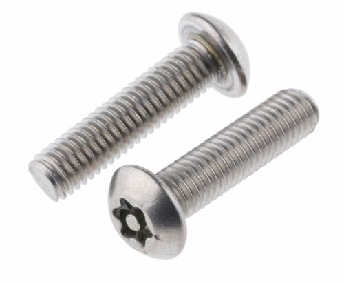 M8 X 60 A2 STAINLESS STEEL PIN TORX BUTTON SECURITY SCREW